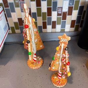 Gingerbread christmas tree decorations